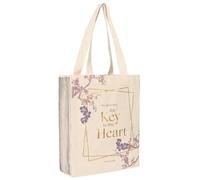 moses. Just One more chapter - Bolsa para libros con diseño floral, 100% algodón, diseño floral, ideal para los fans de los nuevos adultos