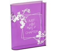 Moses. Just One More Chapter - Jarrón de Libro con Forma de Libro de acrílico para decoración de Flores y Flores secas, Regalo para Amantes de los Libros