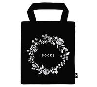 moses. Libri_x 82698 - Bolsa para libros (100% algodón), diseño de flores