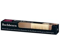 Moses. Libri_x - Cepillo para Limpiar el Polvo de Libros y estanterías, con Diferentes grosores de cerdas, contra la Suciedad y el Polvo, Madera