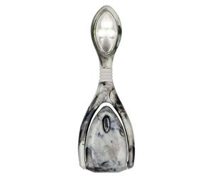 Moses libri_x Lumi Plus Marble Grey - Lámpara de lectura con regulador de intensidad para leer en la oscuridad, con aspecto de mármol