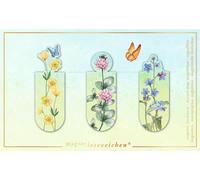 moses. Libri_x - Marcapáginas magnético con diseño de flores, ideal para amantes de los libros y amantes del jardín