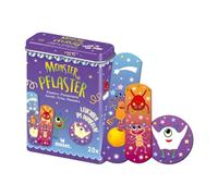 moses. Monster - Tiritas luminosas para niños, 20 unidades, en 3 tamaños, con motivos monstruosos y efecto luminoso, en práctica caja de metal para pequeñas lesiones y heridas
