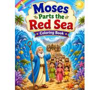 Moses Parts the Red Sea Coloring Book.