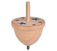 Moses- Peonza Madera Que Pinta al Girar, Color Beige, 5,7 cm x 4 cm x 4 cm (XMS-30313)