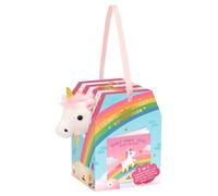 Moses. Pequeño Unicornio Buscando un hogar, Unicornio de Peluche 2 en 1 con Libro en Caja de Regalo, Juguete mágico y Libro de Cuentos de Hadas para niños a Partir de 4 años