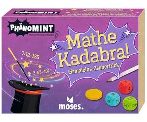 Moses. PhänoMINT Mathe Kadabra! - Juego de Trucos de Magia Alrededor de una pequeña Tabla de multiplicar, increíble Experimento de matemáticas para niños a Partir de 8 años, más de 1 Jugador