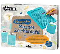 moses. Pizarra mágica magnética de FenoMINT 30340 para Crear imágenes mágicas, Pizarra magnética con Plantillas, Kit Creativo para niños, Pizarra y bolígrafo, Turquesa