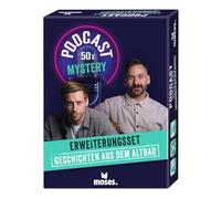 Moses. Podcast The Game Mystery - Kit de expansión - 50 Nuevas Preguntas desarrolladas por Historias del Edificio Antiguo, Juego de comunicación para 2-8 Personas, para jóvenes y Adultos a Partir de