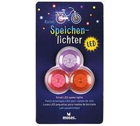 Moses- Set 3 Luces Led para Ruedas de Bicicleta, Multicolor (XMS-38116)