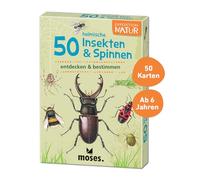 moses. Verlag GmbH Expedition Natur 50 heimische Insekten & Spinnen: entdecken & bestimmen