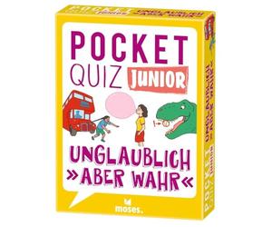 moses. Verlag GmbH Pocket Quiz Junior Unglaublich, Aber wahr