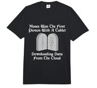Moses Was The First Person with A Tablet Download from Cloud Comfort Colors Adult Heavyweight T-Shirt