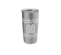 Moses Was The First Person With A Tablet Download From Cloud Vaso térmico de acero inoxidable de doble pared
