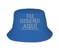 MOSGDBV Gorro personalizada, gorro Pescador Personalizado gorros Safari Hombre,Gorros de Pesca con Foto o Texto, Sombrero Ala Ancha para Mujer - Regalo Original para Verano y Actividades al Aire Libre