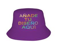 MOSGDBV Gorro Pescador Personalizado,Gorros Personalizada Gorro de Pesca con Texto o Foto, Gorros Safari - Sombrero ala Ancha para Hombre y Mujer,Explorador, Regalo Cómico y Original