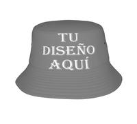 MOSGDBV Gorros Personalizada Gorro Pescador Personalizado,Sombrero de Sol Hombre Verano, Gorro de Pesca Personalizado con Logo o Texto - Regalo Divertido Explorador para Viajes y Outdoor