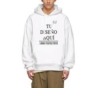 MOSGDBV Sudadera Unisex Personalizada - Agrega Tu Texto/Imagen/Foto Logo Y DiseñA Tu Propia Sudadera O Sudaderas. Personalizado Hoodie con Capucha Divertida, Ideal para Hombres XL