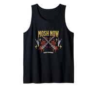 Mosh Now Regret Tomorrow Festival Metal Rock Humor Camiseta sin Mangas
