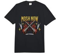 Mosh Now Regret Tomorrow Festival Metal Rock Humor Comfort Colors Adult Heavyweight T-Shirt