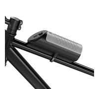 MOSHAY Caja segura para cuadro de bicicleta con cerradura, cerradura de combinación integrada, interior acolchado, montaje rápido en segundos, diseño impermeable, espacio interior grande de 2 l
