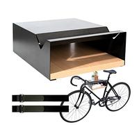 MOSHAY Soporte de pared para bicicleta, soporte para bicicleta de madera de aluminio, soporte para bicicleta de carretera, bicicleta de grava, bicicleta de turismo, soporte de pared para