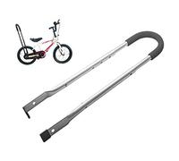 MOSHAY Manillar de entrenamiento de bicicleta para niños con barra de equilibrio y seguridad (gris1)