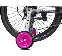 MOSHAY Roll over imagen para zoom en bicicleta de entrenamiento ruedas para niños de 16 18 20 22 24 pulgadas bicicleta variable (rosa)
