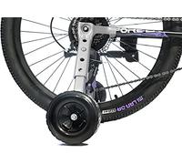 MOSHAY Rueda sobre imagen para hacer zoom en las ruedas de entrenamiento de bicicleta, se adapta a bicicletas variables para niños de 16, 18, 20, 22 y 24 pulgadas (negro)