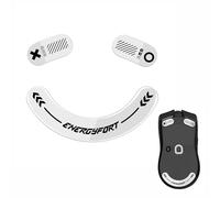 MOSHOU Patines de mouse con bordes curvados redondeados compatibles con Razer Viper V2 Pro, suela súper rápida, suave y duradera, kit de actualización profesional de ratones (blanco)