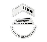 MOSHOU Patines de ratón compatibles con Logitech G502X Plus/Lightspeed Wireless Gaming Mouse, bordes curvados redondeados, reemplazo de patas de ratón de vidrio impecable, suela súper rápida, suave y