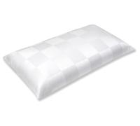 Moshy Almohada Viscoelástica Dolce, Funda de Satén 300 Hilos 100% Algodón, Suavidad Máxima, Firmeza Baja (75 cm)