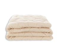 Moshy Edredón Nórdico Abril, Tejido y Relleno 100% Algodón Natural, Tres Versiones Térmicas (250-400 g/m²), Tafetán sin Tinturas, Lavable (Invierno- 400 gr/m2, 150 cm)