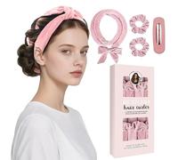 MOSILA Rizos sin calor, rizadores de pelo de terciopelo para toda la noche, set de regalo para rizar el cabello, rizador, juego de peinados para rizos de noche para cabello largo y mediano