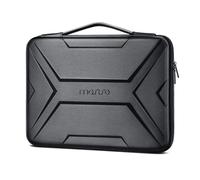 MOSISO 17-17,3 Pulgadas Funda Portátil con Asa, Impermeable Antichoque Protector Trapezoide Simétrico EVA Transporte Ordenador Bolsa Compatible con MacBook, DELL,Lenovo,ASUS Acer Notebook,Negro