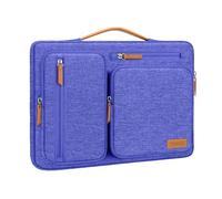 MOSISO 360 Funda Portátil 16 Pulgadas, 15 a 15,6 Pulgadas Laptop Bolsa | Compatible con MacBook Pro 16, HP, Acer, DELL, Bolsa Lateral Abierta con 4 Bolsillos con Cremallera&Mango,Azul Real