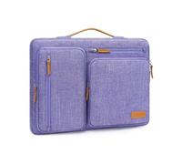 MOSISO 360 Funda Portátil 16 Pulgadas, 15 a 15,6 Pulgadas Laptop Bolsa | Compatible con MacBook Pro 16, HP, Acer, DELL, Bolsa Lateral Abierta con 4 Bolsillos con Cremallera&Mango,Morado
