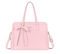 MOSISO Bolso Portátil con Lazo para Mujer, PU Bolso Portátil | Gran Capacidad Bolsa de Mano para Trabajo Bolsos Ordenador Bolsa Trabajo para Oficina