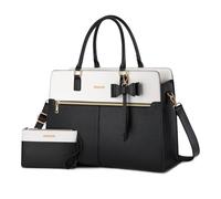 MOSISO Bolso Tote Laptop para Mujer,Bolso Trabajo Impermeable 15,6 Pulgadas
