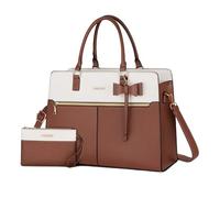 MOSISO Bolso Tote Laptop para Mujer,Bolso Trabajo Impermeable 15,6 Pulgadas