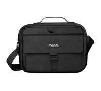 MOSISO Cámara Hombro Bolsa Caso Crossbody Sling Monedero, DSLR/SLR/sin Espejo Compacto Acolchado Foto Bolso con Cubierta Lluvia Compatible con Canon/Nikon/Sony Cámaras y Lentes,Negro
