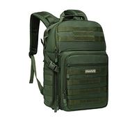 MOSISO Cámara Mochila Bolsa Táctica para Cámara Estuche con Soporte para Trípode&Compartimento para Computadora Portátil 15-16 pulgadas Compatible con Canon/Nikon/Sony/DJI Mavic Drone, Verde Ejercito