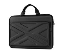 MOSISO Carcasa Funda Portátil Compatible con MacBook 17-17,3 Pulgadas MSI GS73VR Stealth Pro/DELL XPS/HP Envy/LG gram, Laptop Caso con Bolsillo Frontal&Faja para Hombres Mujeres,Negro