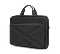 MOSISO Carcasa Funda Portátil Compatible con MacBook Pro 16 Pulgadas M4 M3 M2 M1/Pro 15, 15-15,6 Pulgadas Notebook Computer, Laptop Caso con Bolsillo Frontal&Faja para Hombres Mujeres,Negro