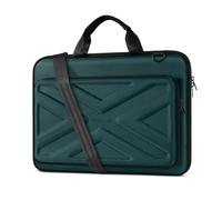MOSISO Funda Carcasa Portátil Hombre Mujer,15,6 Inch Ordenador Bolsa Compatible con MacBook, HP, Dell, Lenovo, Asus, 16 Pulgadas Laptop Bolsa con Frente Bolsillo&Bandolera&Correa,Verde Teal
