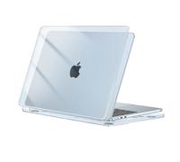 MOSISO Funda Compatible con MacBook Air 13,6 Pulgadas M4 M3 M2 A3240 A3113 A2681, Protectora Carcasa Plástico Funda para MacBook Air 13 Pulgadas M4 M3 M2 2025 2024 2022 Release, Azul Cielo Cristal
