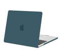 MOSISO Funda Compatible con MacBook Air 13,6 Pulgadas M5 M4 M3 M2 2026 | 2025-2022 A3449 A3240 A3113 A2681, Protectora Carcasa Plástico Funda para MacBook Air 13 Pulgadas,Verde Azulado