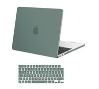 MOSISO Funda Compatible con MacBook Air 13,6 Pulgadas M5 M4 M3 M2 2026 2025-2022 A3449 A3240 A3113 A2681, Plástico Carcasa Dura para MacBook Air 13 Pulgadas y Cubierta Teclado, Verde Esmeralda