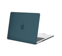 MOSISO Funda Compatible con MacBook Air 13,6 Pulgadas M5 M4 M3 M2 A3449 A3240 A3113 A2681, Protectora Carcasa Plástico Funda para MacBook Air 13 Pulgadas 2026 2025-2022 Release, Verde Azulado