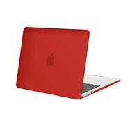 MOSISO Funda Compatible con MacBook Air 13,6 Pulgadas M5 M4 M3 M2 A3449 A3240 A3113 A2681, Protectora Carcasa Plástico Funda para MacBook Air 13 Pulgadas 2026 2025-2022 Release, Rojo